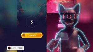 Cartoon Cat Vs Bendy (New Song) - Tiles Hop "Endless Mode" Linux Fun