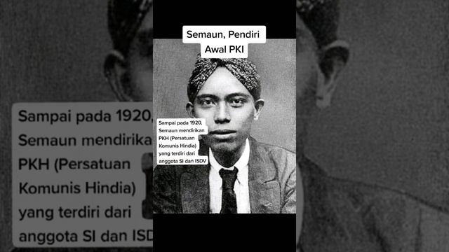 SEMAUN PENDIRI AWAL PKI #sejarahindonesia