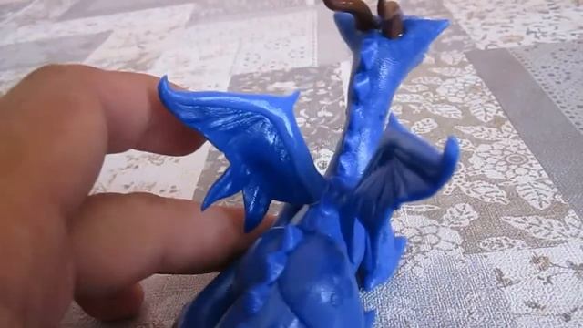 Обзор фигурки дракона из полимерной глины | Мега Пластилин