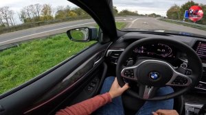 BMW 5 Serie 540d Touring op de Autobahn! - BMW M De Maassche Echt