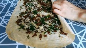 ТРУБОЧКИ ИЗ ЛАВАША с Мясным Фаршем! Простая и Вкусная Закуска!