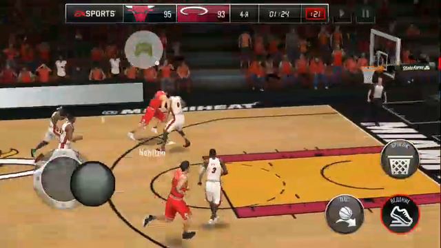 NBA Live Mobile – Блок Дандре против Томаса смотреть онлайн
