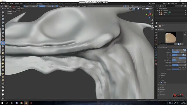 Голова Дракона в Blender смотреть онлайн