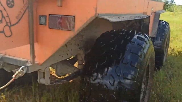 Вездеход и болото. Кто кого ))) Засадили Крепыша