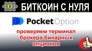 Бинарные опционы. Как быстро начать торговлю с платформой POCKET OPTION. Обзор терминала и сделок.