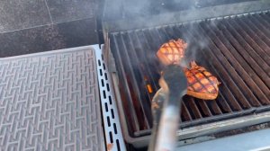 Утиная грудка на гриле