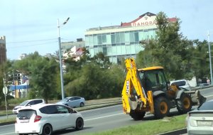 Вторая Речка - Дом ветеранов , из окна автобуса. Владивосток