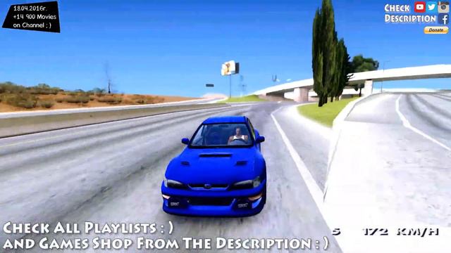 1998 Subaru Impreza 22B STi Series I GC - GTA MOD _REVIEW смотреть онлайн