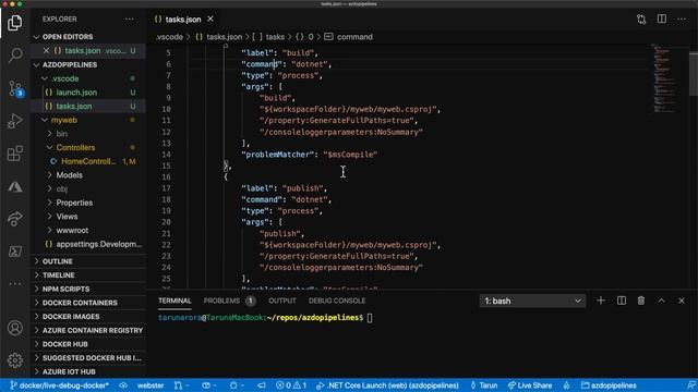 Debug docker container | live debug docker image using VsCode  | #docker #devops