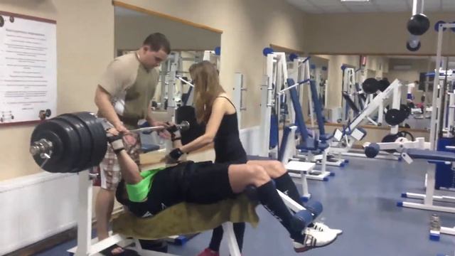 Тахтаров Владислав. Дожим лежа под наклоном, Super Ram vs. BenchDaddy, 250кг!!! С/в 95кг. смотреть онлайн