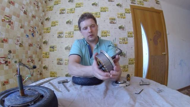 Разбираем Мотор-колеса гироскутера 8,5" 10" 10,5" смотреть онлайн