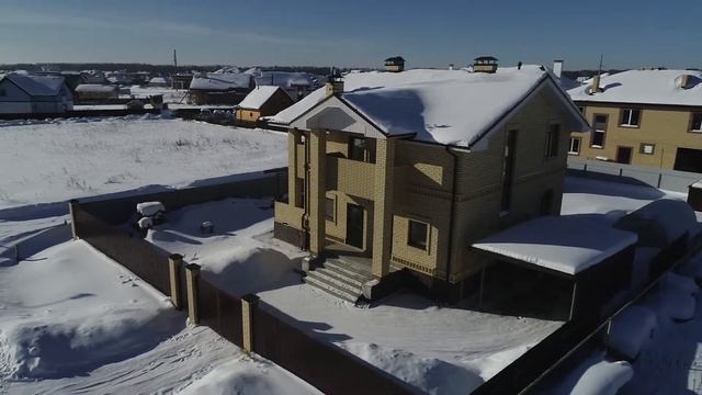 Строительство 2-этажного частного жилого дома в Перевалово | ДомоКомплект в Тюмени смотреть онлайн