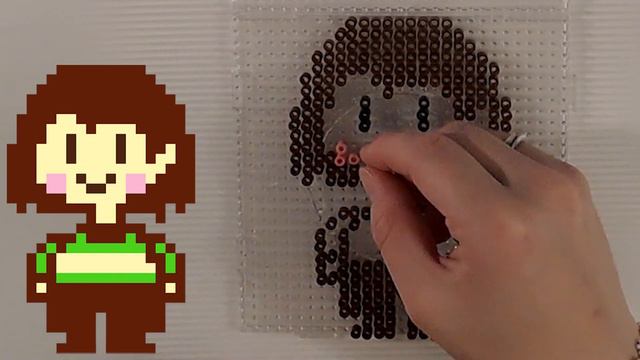 Perler Beads Timelapse: Chara (Overworld Sprite) - Undertale Pixel art смотреть онлайн