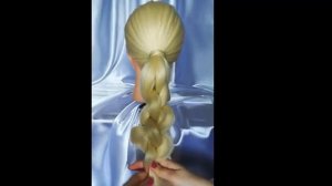 How to do 3d braid . Low bun hair tutorial