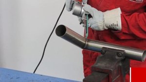 SUHNER Обработка, сатинирование нержавеющей стали, угловое соединение, труба