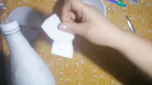 елочные игрушки своими руками, сосулька на елку из пластиковой бутылки