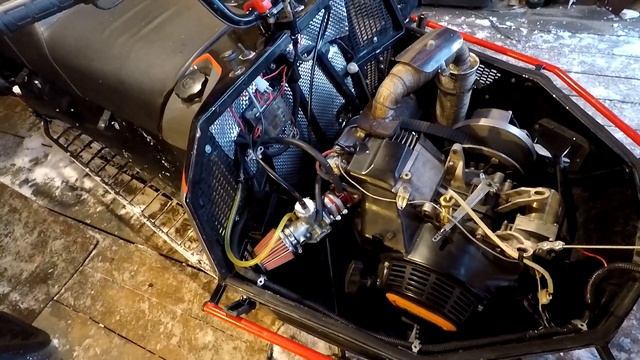 ПЗ 32 на ЛИФАН КР460 в самодельном снегоходе смотреть онлайн