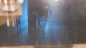 Работающий ядерный реактор | Эффект Вавилова — Черенкова | Cherenkov radiation | Nuclear reactor