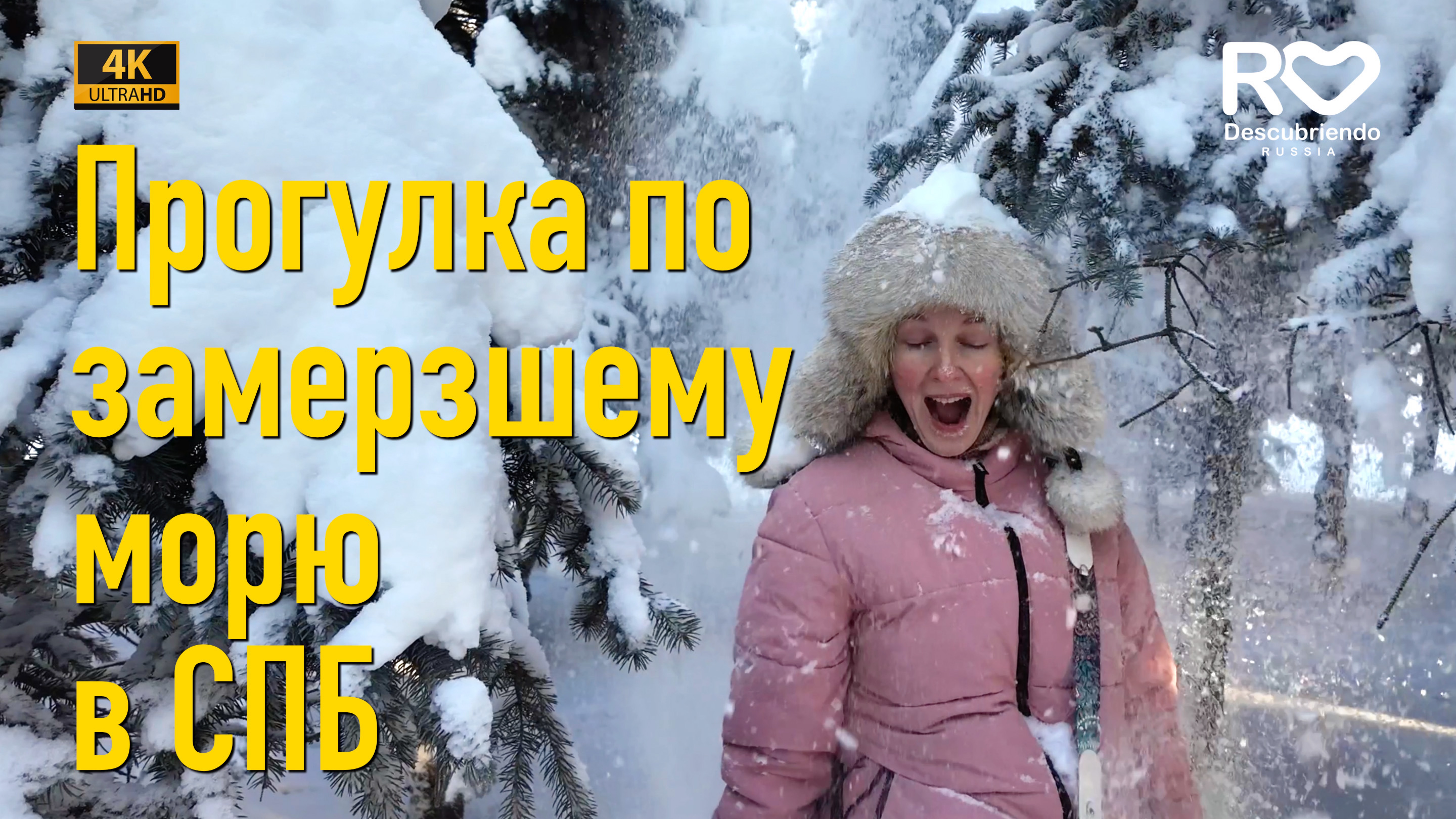 Парк 300-летия Санкт-Петербурга - ЗИМА 2024 - 4K  "Чилиец в России"