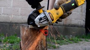 DEWALT DWE4357 + 3M Cubitron II vs 12mm steel bar