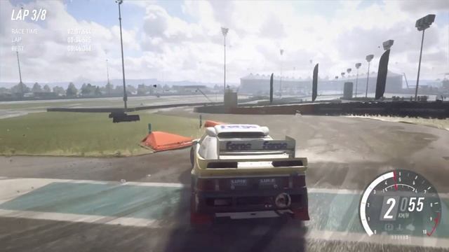 Dirt Rally 2.0 | Ford RS200 Evolution (80s RallyCross) - Yas Marina Circuit Abu Dhabi [Wet] (4k) смотреть онлайн