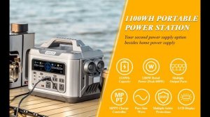 Steelite Rocket 1200 Portable Power Station with 1110Wh Ternary Lithium Battery