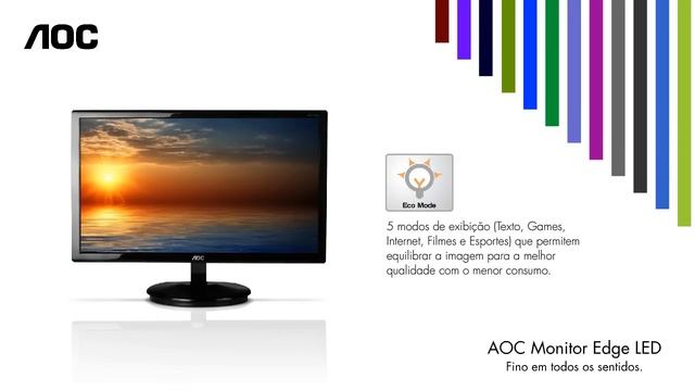 Monitor AOC Edge LED série 43 смотреть онлайн