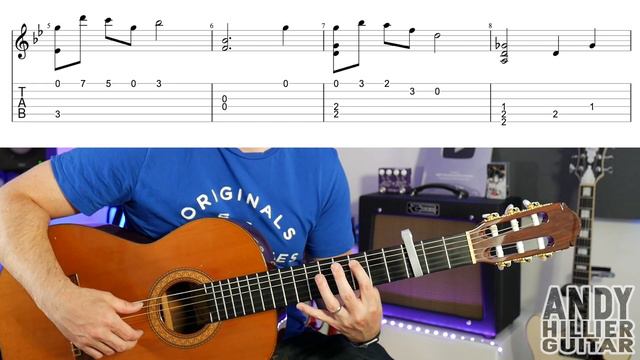 The Elder Scrolls V: Skyrim: Far Horizons Guitar Tutorial смотреть онлайн