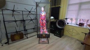 Стойка из 3х голографических вентиляторов