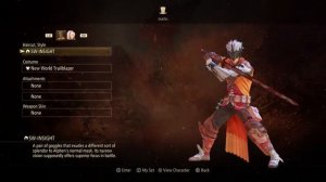 Tales of Arise Change Iron Mask Costume Outfit and Weapon to Protoblade Alma