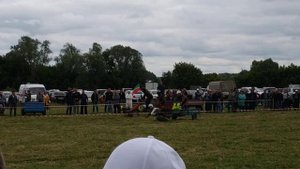 Гонка на мотоблоках.