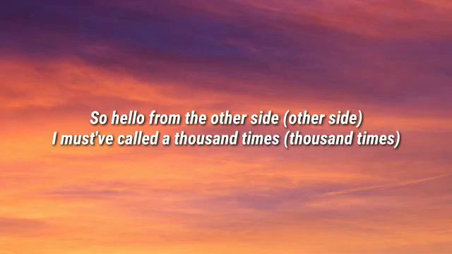 Adele - Hello (Lyrics) смотреть онлайн