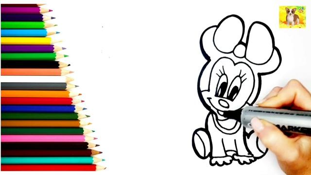 Веселый сборник рисунков.Как нарисовать Бегемота Микки Маус Кактус#милыерисунки смотреть онлайн