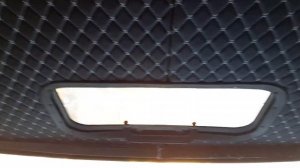 Отделка салона.