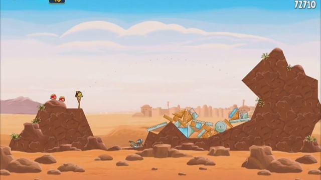 Angry Birds Star Wars - Level 1-21 Tatooine 3 Star Walkthrough | WikiGameGuides смотреть онлайн