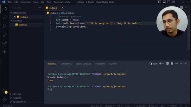 Essential JavaScript For React | #05 - Ternary Operator