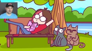 СТАЛА КОШКОЙ НА 24 ЧАСА (АНИМАЦИЯ TAEDI) Реакция на Тэди