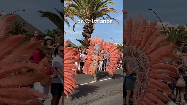 TENERIFE 2023 CARNAVAL  Карнавал на Тенерифе Лос-Кристьянос #tenerife #тенерифе #карнавал #shorts