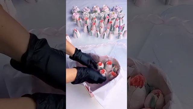 Зефирные тюльпаны