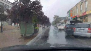 #АНАПА ТОНЕТ! УЖАС КАКИЕ РЕКИ! ЛИВЕНЬ ГРОМ - ИЗ ВИТЯЗЕВО В АНАПУ