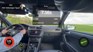 Разгон Tiguan 220сил ст1.