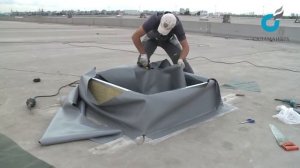 Установка и монтаж люка дымоудаления Саламандра