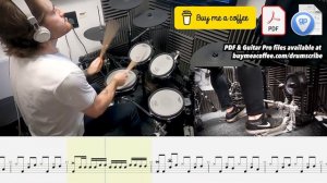 Wait and Bleed - Slipknot | Drum SCORE Sheet Music Play-Along | DRUMSCRIBE