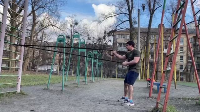 Комплекс упражнений с борцовской резиной на развитие скорости, выносливости. Тренировка с жгутом. смотреть онлайн