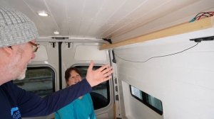 Becky's VW Crafter Camper van gets a make over so she can live the van life dream