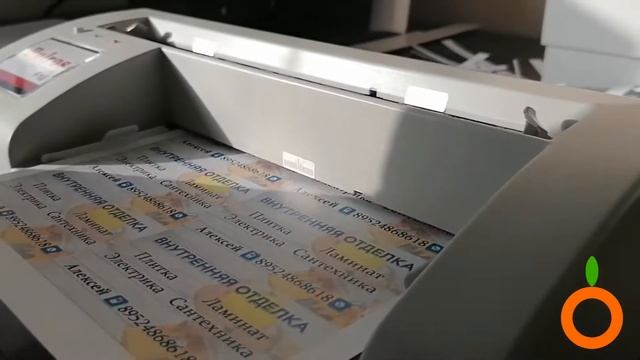 Съёмка и монтаж видеоролика для салона печати Апельсин