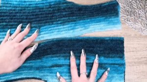 Как связать кардиган крючком/ Что связать из секционной пряжи/ длинный вязаный кардиган/ МК крючком