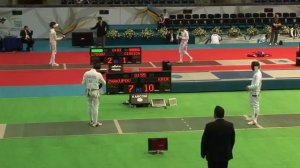 20100403 me chm Baku 16 green ZHAKUPOV Kirill KAZ 11 vs KRUK Tomasz POL 15 sd No