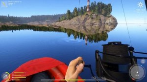 Русская рыбалка 4. Ладожское озеро. Рыбалка на поролоновую рыбку.