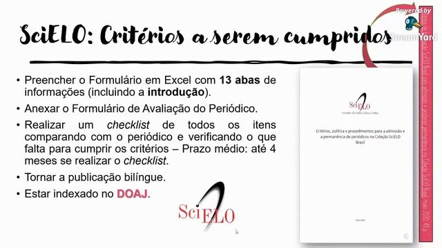 Live  Fontes de indexação para Periódicos Científicos com Gildenir Carolino Santos